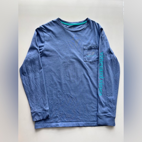 Vineyard Vines Other - Vineyard Vines boys blue Long Sleeve tee shirt M 12-14
